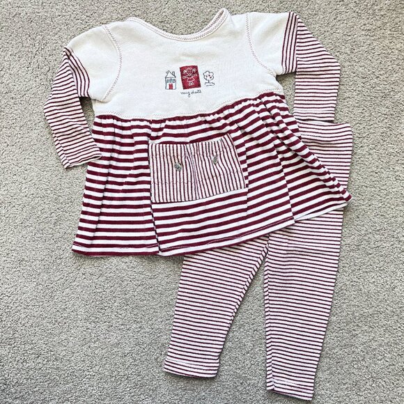 Baby Beluga new york vintage 90's toddler clothes Two Piece set size 24 months - Picture 1 of 15